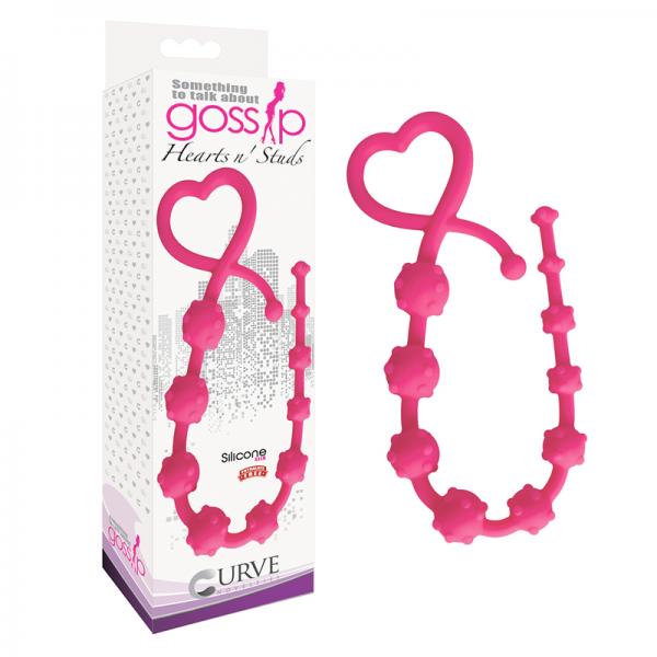 Gossip Hearts N Studs Anal Beads