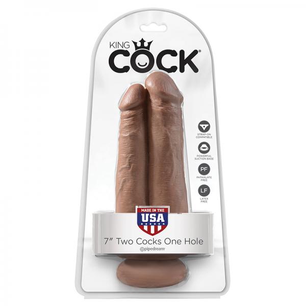 King Cock 7in Two Cocks One Hole