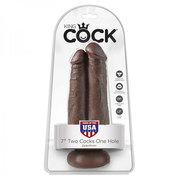 King Cock 7in Two Cocks One Hole