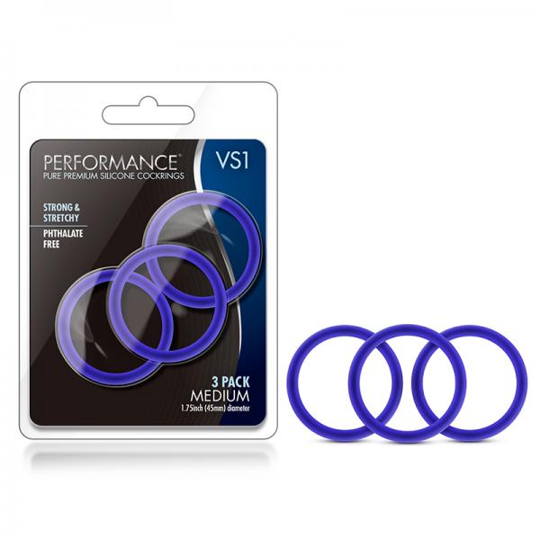 Performance - Vs1 Pure Premium Silicone Cockrings - Medium