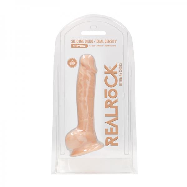 Realrock Ultra - 9 inches Silicone Dildo With Balls