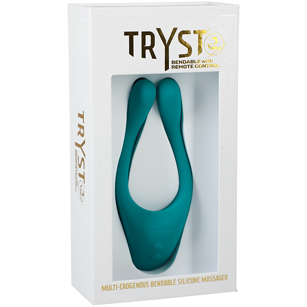 Tryst V2 Bendable Multi Erogenous Zone Massager Remote Teal