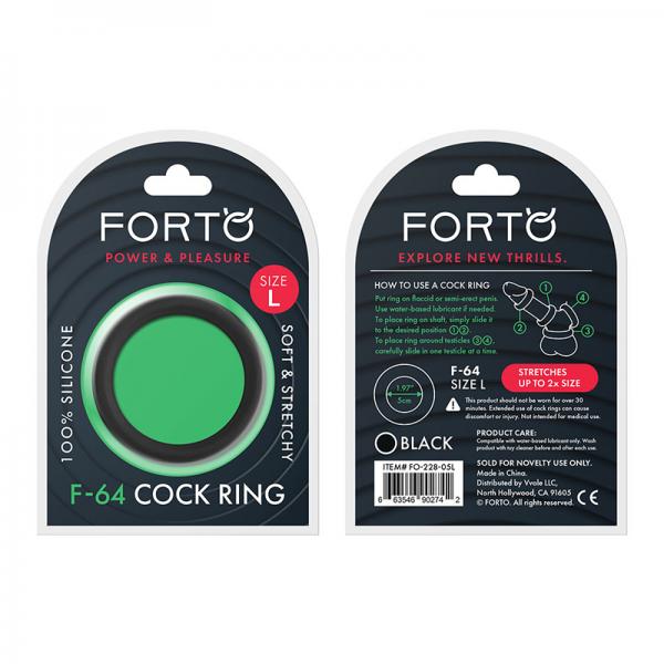 Forto F-64: 50mm 100% Silicone Ring Wide Lg