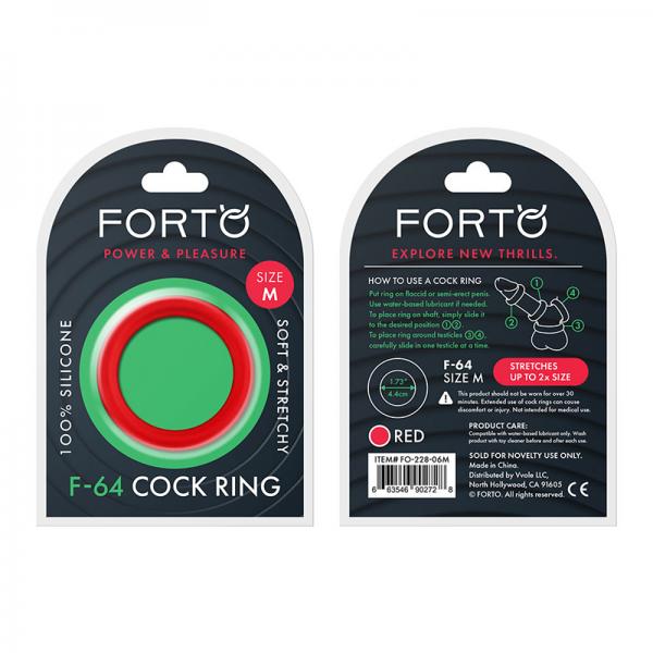 Forto F-64: 45mm 100% Silicone Ring Wide Med