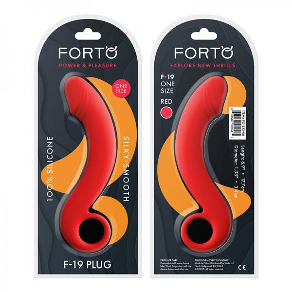 Forto F-19: Silicone Curve Prostate Plug