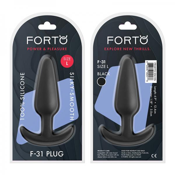 Forto F-31: 100% Silicone Plug Lg