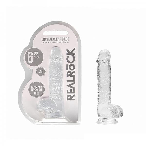 Realrock Realistic Dildo With Balls 6 inches