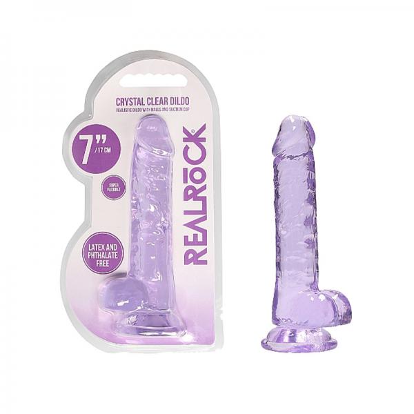 Realrock Realistic Dildo With Balls 7 inches