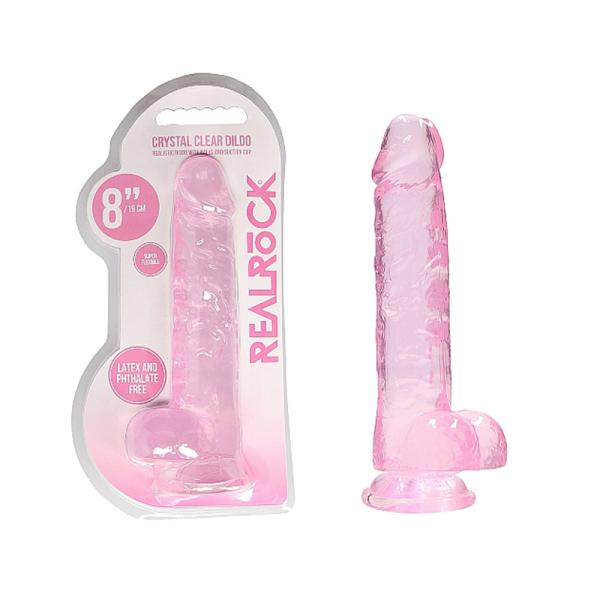 Realrock Realistic Dildo With Balls 8 inches