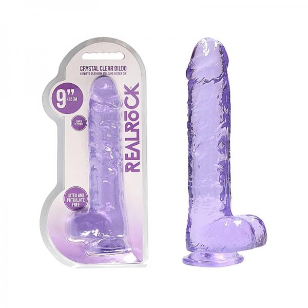 Realrock Realistic Dildo With Balls 9 inches