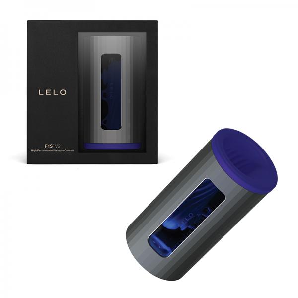 Lelo F1s V2 Masturbator Gunmetal/midnight Blue