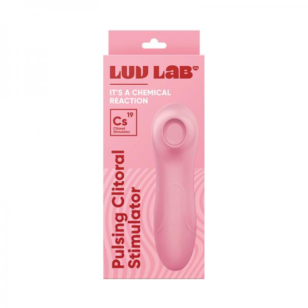 Luv Lab Cs19 Pulsing Clit Stimulator Silicone Light Pink