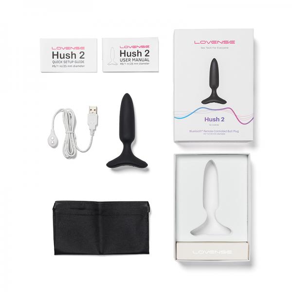 Lovense Hush 2 App-compatible Butt Plug 1 In.