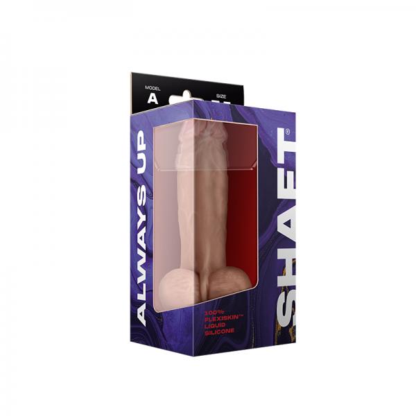 Shaft Model A Liquid Silicone Dong With Balls 7.5 In. Pine