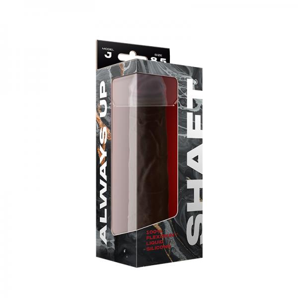 Shaft Model J Liquid Silicone Dong 8.5 In. Mahogany