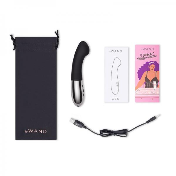 Le Wand Gee G-spot Targeting Rechargeable Vibrator Black