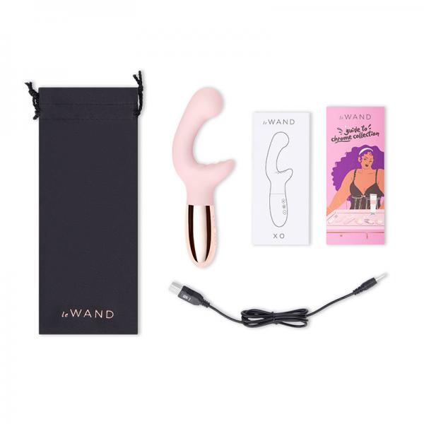 Le Wand Xo Double-motor Wave Rechargeable Vibrator Rose Gold