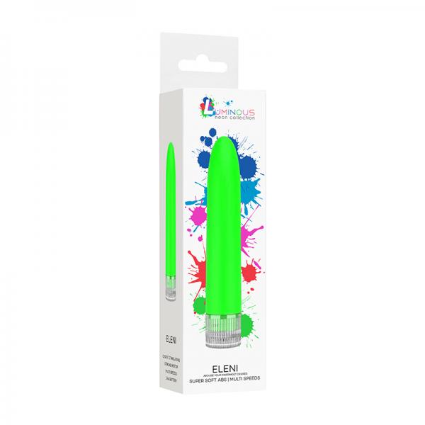 Luminous Eleni Super-soft Abs Multi-speed Vibrator Green