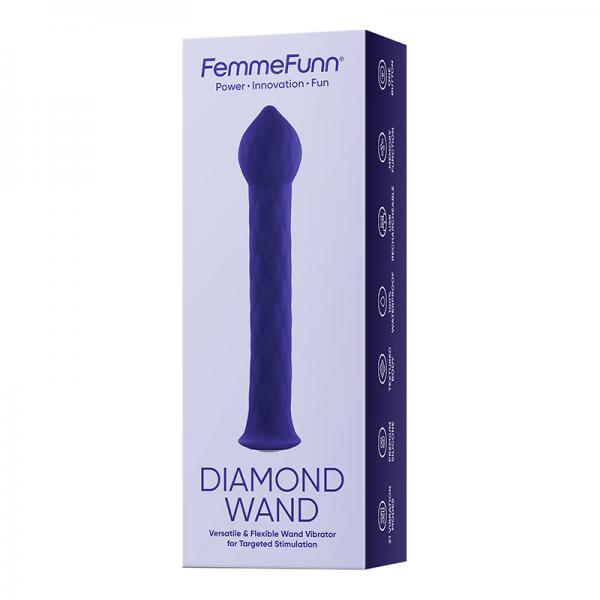 Femme Funn Diamond Wand - Dark Purple