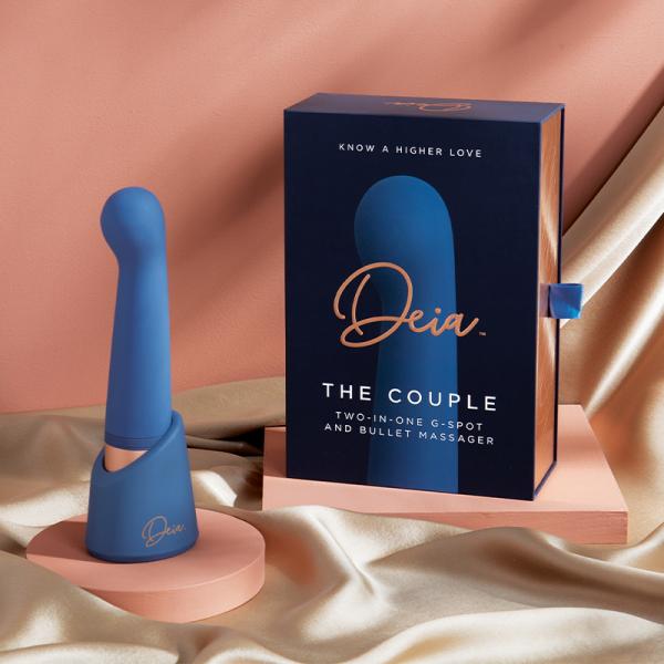 Deia The Couple G-spot And Bullet Massager Silicone Blue