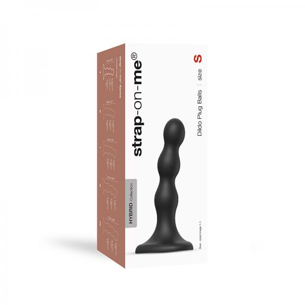 Strap-on-me Dildo Plug Balls S Black