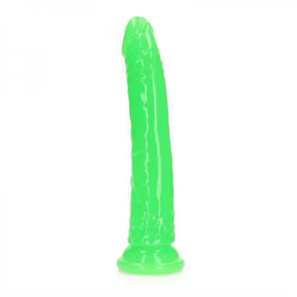 Realrock Slim Dildo 10 Gitd Green