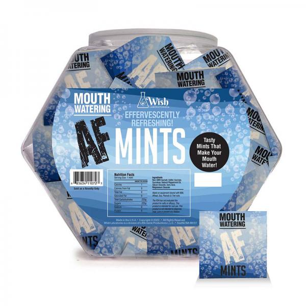 Mouth Watering Af Mints Fishbowl - Display Of 100