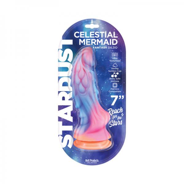 Stardust Celestial Mermaid 7 In. Silicone Dildo