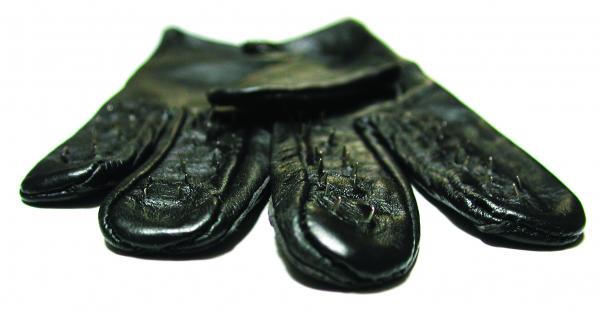 Vampire Gloves Leather Small Black