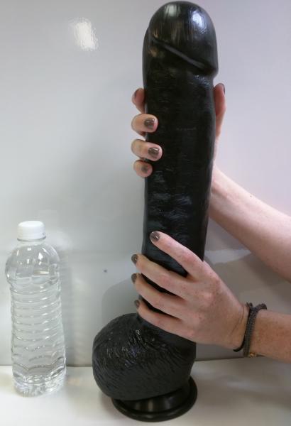 The Black Destroyer Huge 16.5 inches Dildo