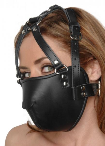 Strict Leather Face Harness Black