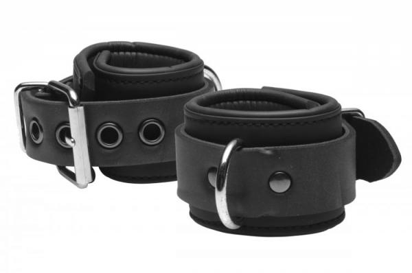 Serve Neoprene Buckle Cuffs Black