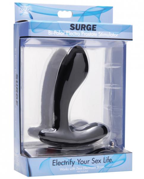 Zeus Surge Bipolar Electro Prostate Stimulator - Black