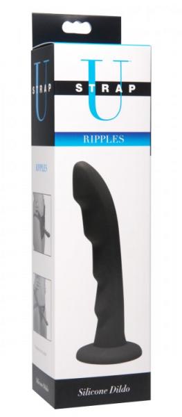 Strap U Ripples Silicone Harness Dildo