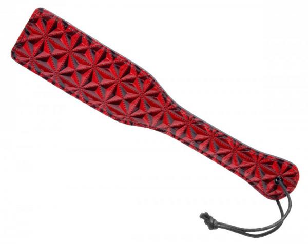 Crimson Tied Steel Enforced Spanking Paddle Red