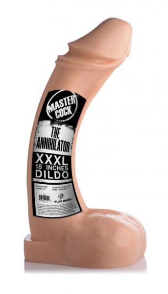 The Annihilator XXXL 18 Inches Dildo Beige