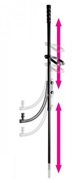 Pleasure Pole with 2 Attachments