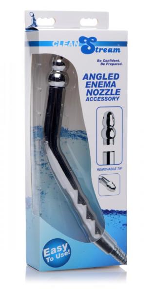 Angled Enema Nozzle Attachment