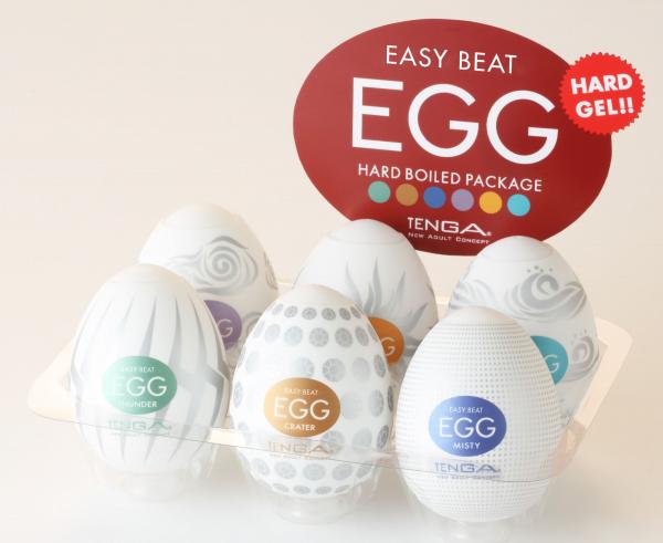 Tenga Hard Boiled Strong Sensations Masturbator Six Pack