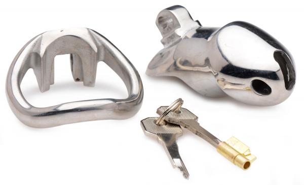 Rikers 24-7 Stainless Steel Locking Chastity Cage