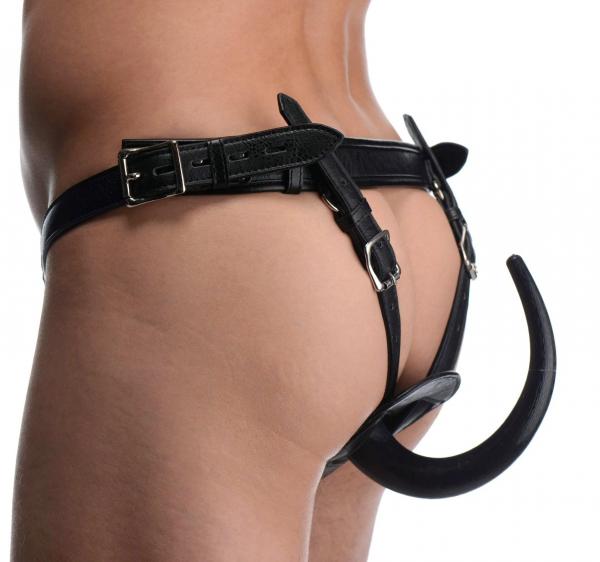 Ass Holster Anal Plug Harness Black