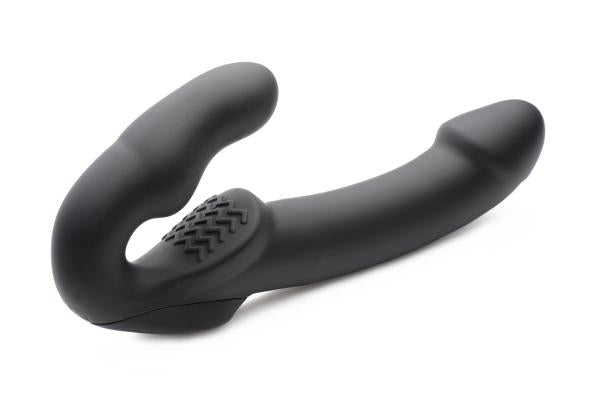 Evoke Super Charged Vibrating Silicone Strapless Strap On