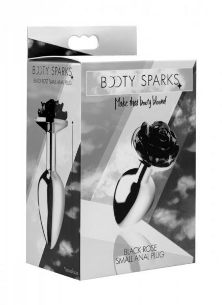 Booty Sparks Black Rose Anal Plug Small