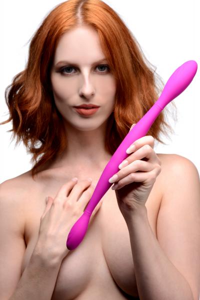 Double Thump 7X Rechargeable Silicone Double Dildo