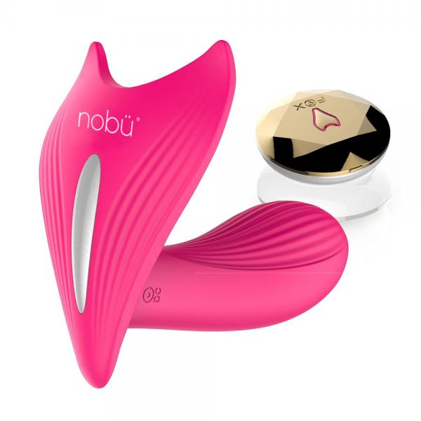 Nobu Tang Wireless Vibe with Clitoral Stimulator Pink