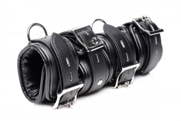 Strict Slave Bondage Shackle Set Black