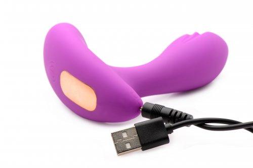 10X G-Pearl G-Spot Stimulator With Moving Beads Purple