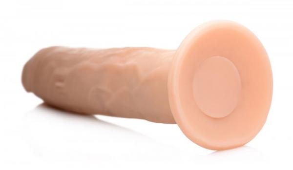 Kinetic Thumping 7X Remote Control Dildo Beige Large