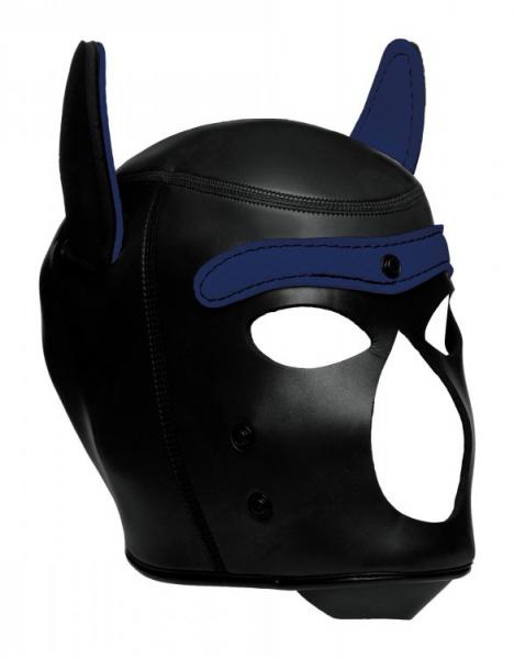 Spike Neoprene Puppy Hood Blue O/S