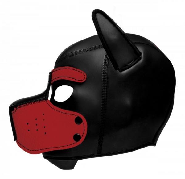 Spike Neoprene Puppy Hood Red O/S